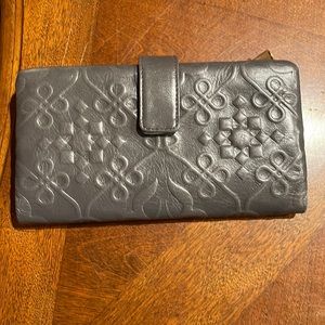 Leather HOBO wallet